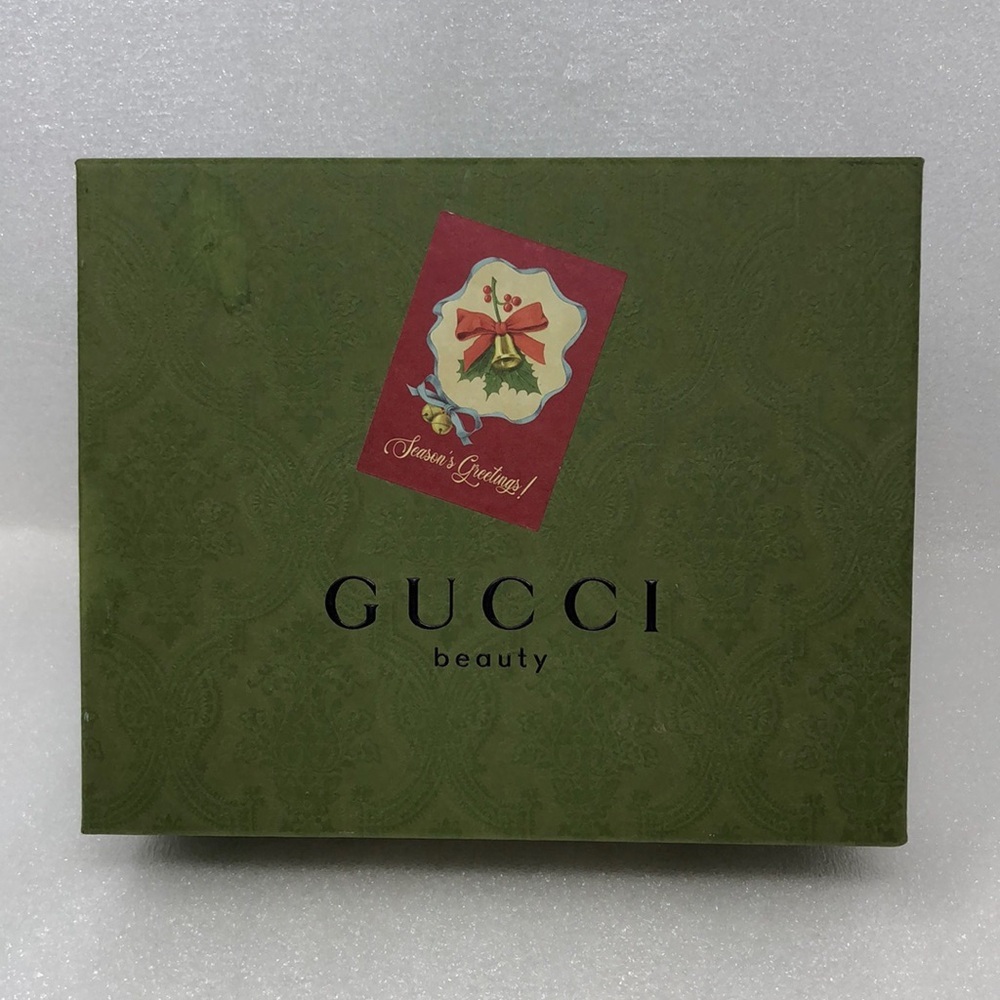 GUCCI Gift Box Green Embossed 9” X 7.5” X 2.5” Box Only